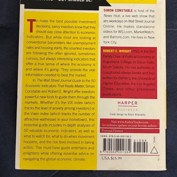 WSJ Guide To The 50 Economic Indicators paperback - Picture 4 of 5